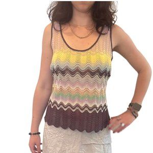 Missoni Authentic Made in Italy Tank Top, Size 46